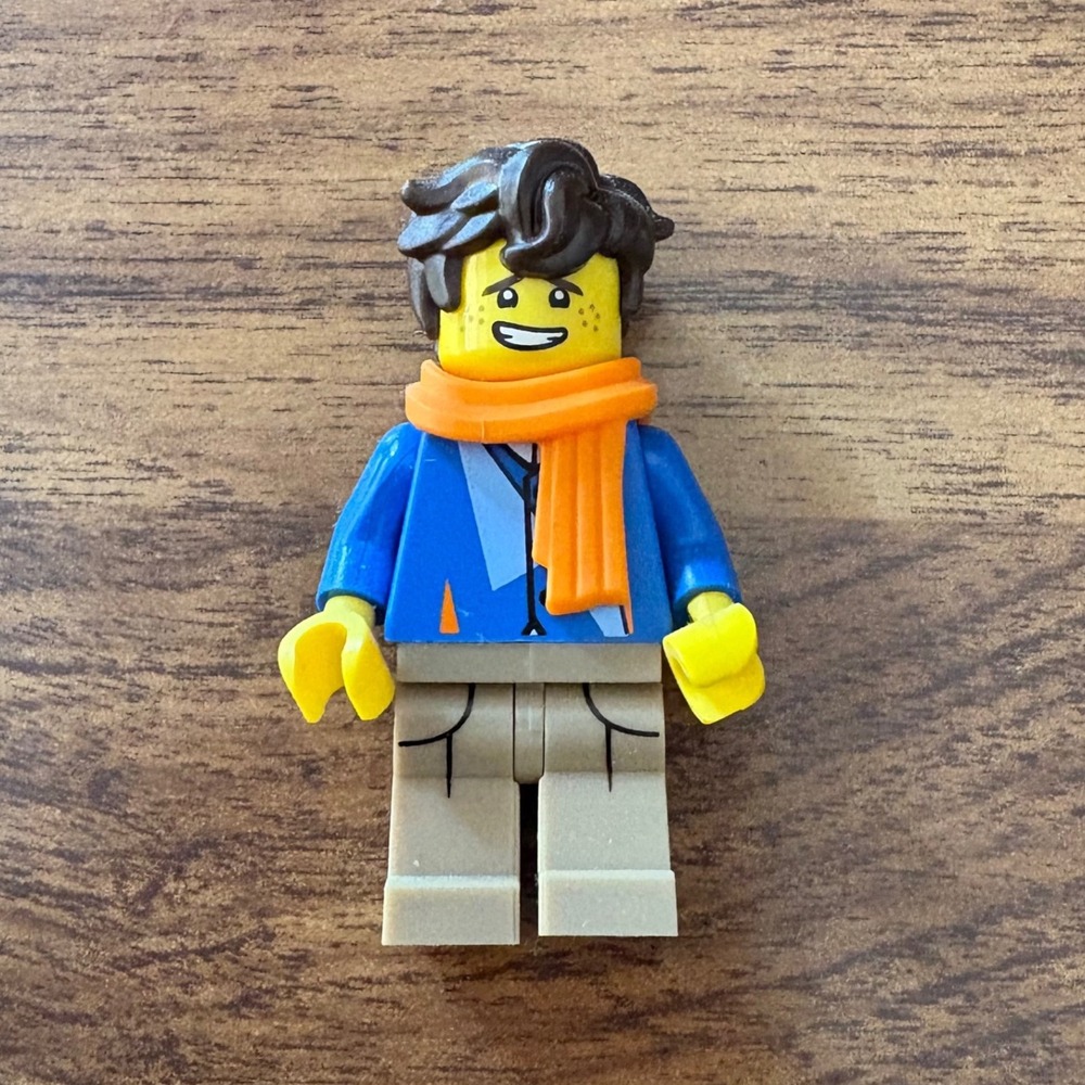 LEGO Jay Walker Ninjago Movie Minifigure njo317 Blue Jacket Orange Scarf